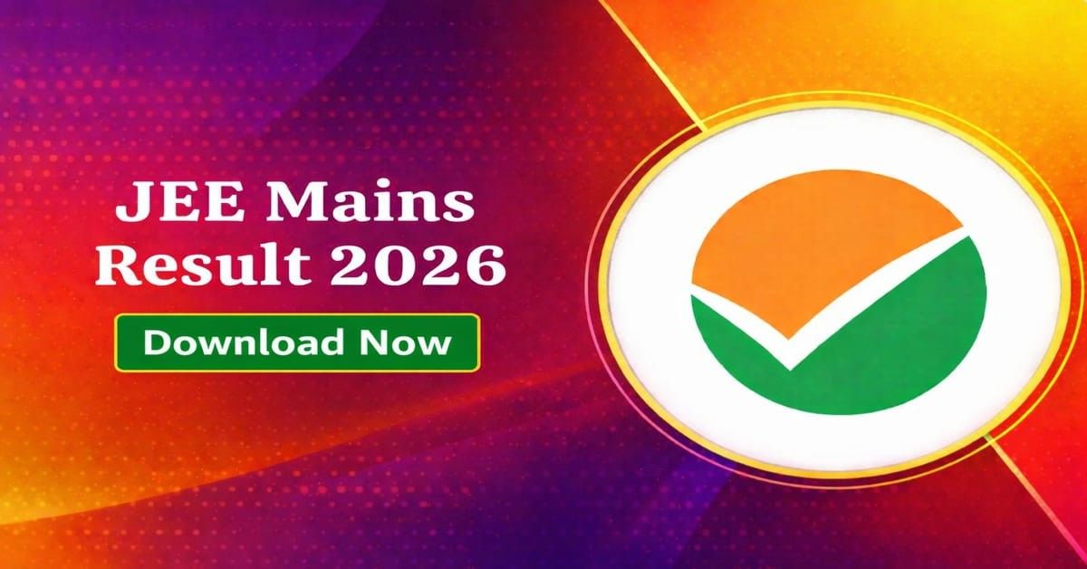 JEE Mains Result 2026