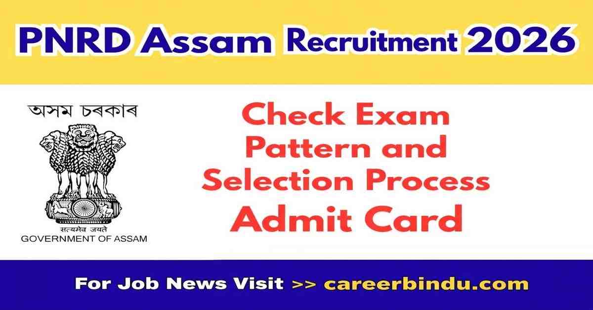 PNRD Assam Recruitment