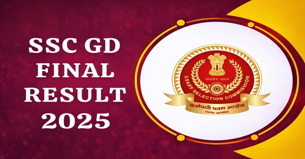 SSC GD Final Result 2025
