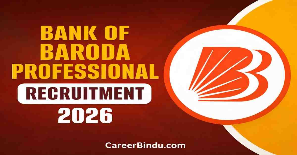 Bank of Baroda Professional Recruitment