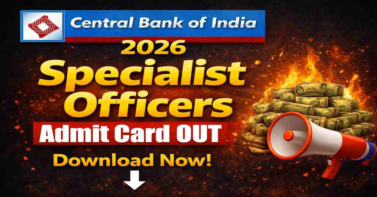 Central Bank of India 2026