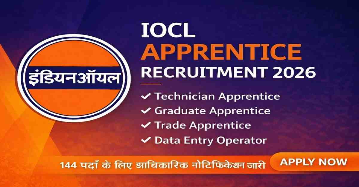 IOCL Apprentice Recruitment 2026