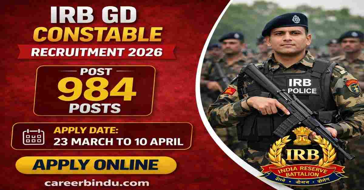 IRB GD Constable Recruitment