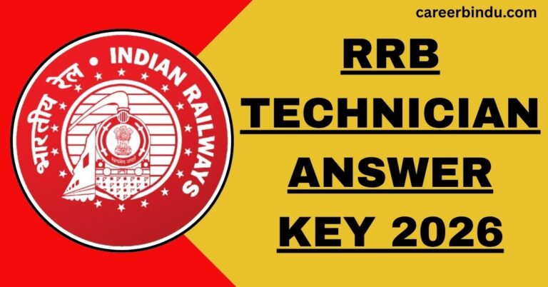 RRB Technician Answer Key 2026