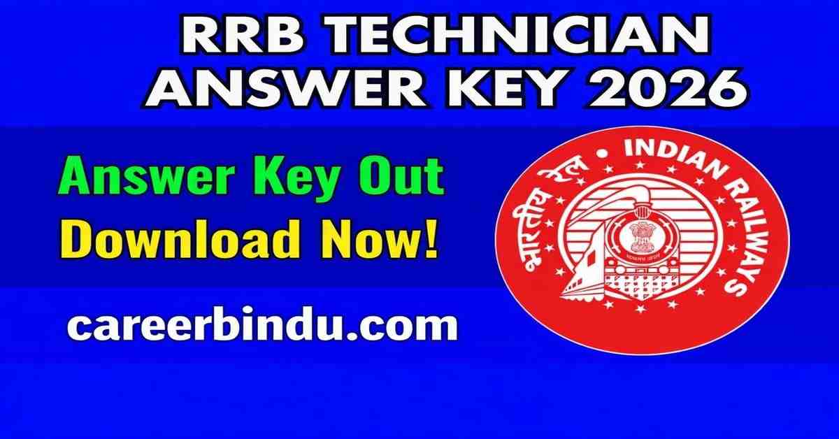 RRB Technician Answer Key 2026