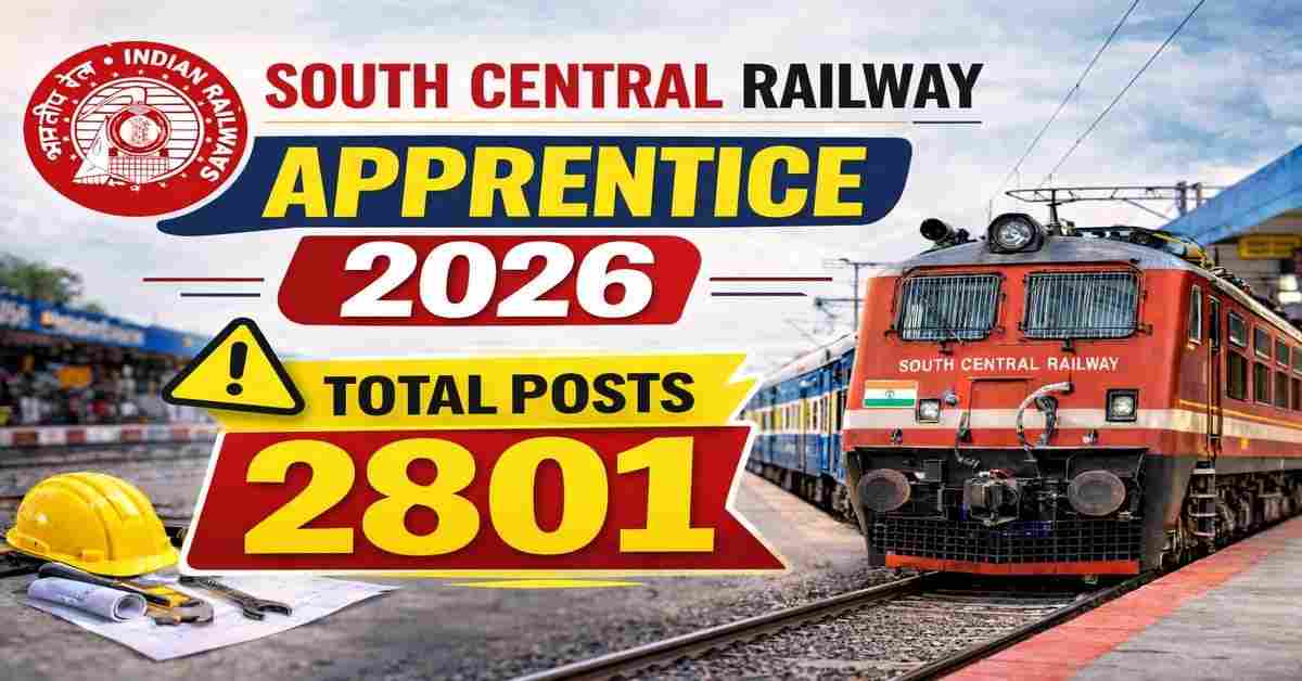 South Central Railway Apprentice 2026