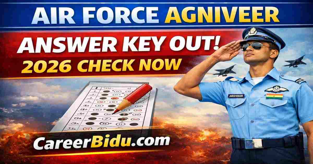 Air Force Agniveer Answer Key 2026