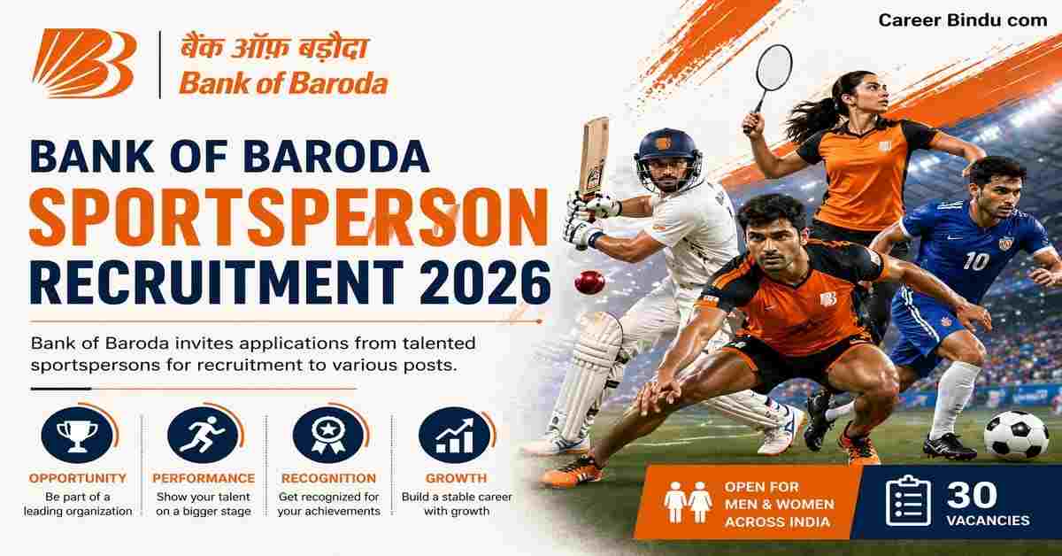BOB Sportsperson Recruitment