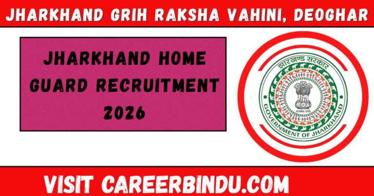 Jharkhand Home Guard Recruitment 2026