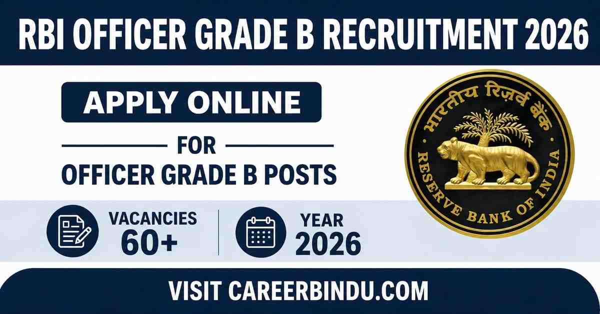 RBI Officer Grade B Recruitment 2026
