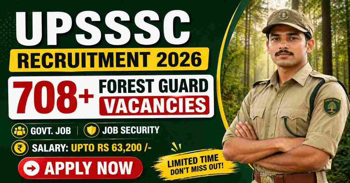 UPSSSC Forest Guard Recruitment 2026