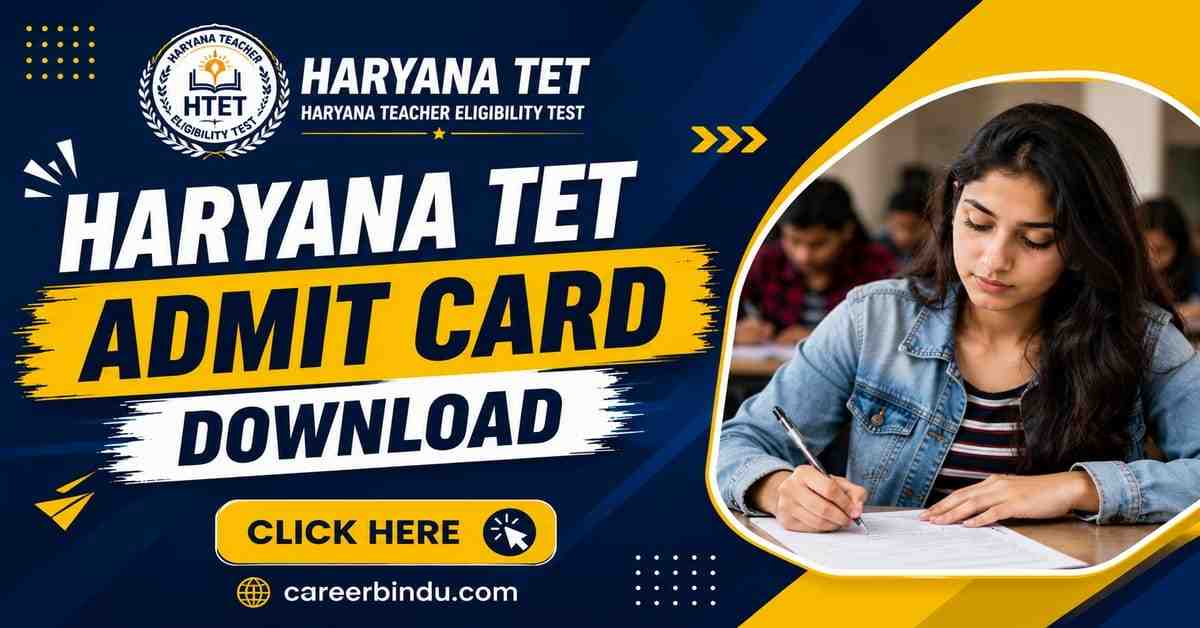 Haryana TET Admit Card