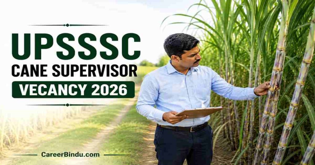 UPSSSC Cane Supervisor Vacancy 2026