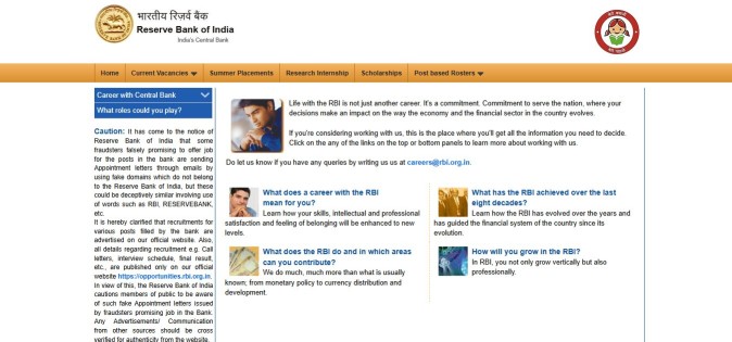 RBI Grade B Admit Card 2026 Official Website