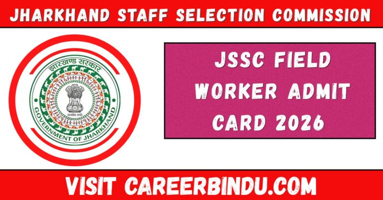 JSSC Field Worker Admit Card