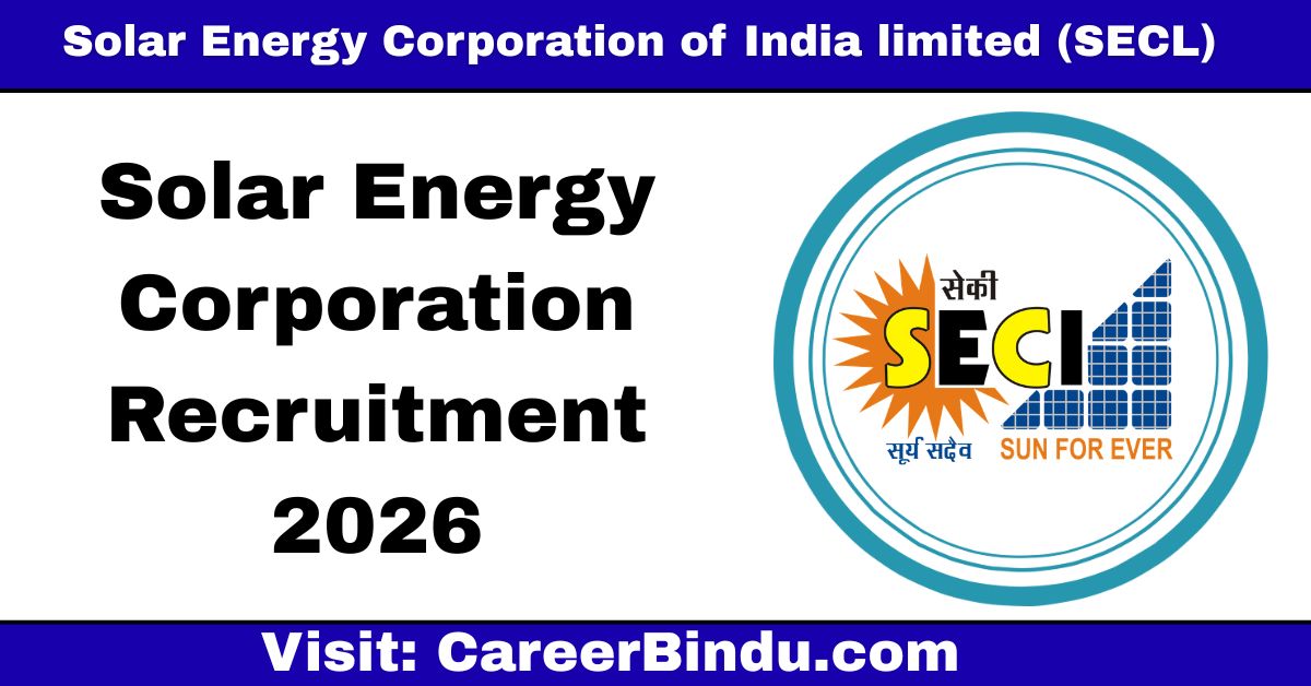 Solar Energy Corporation Recruitment